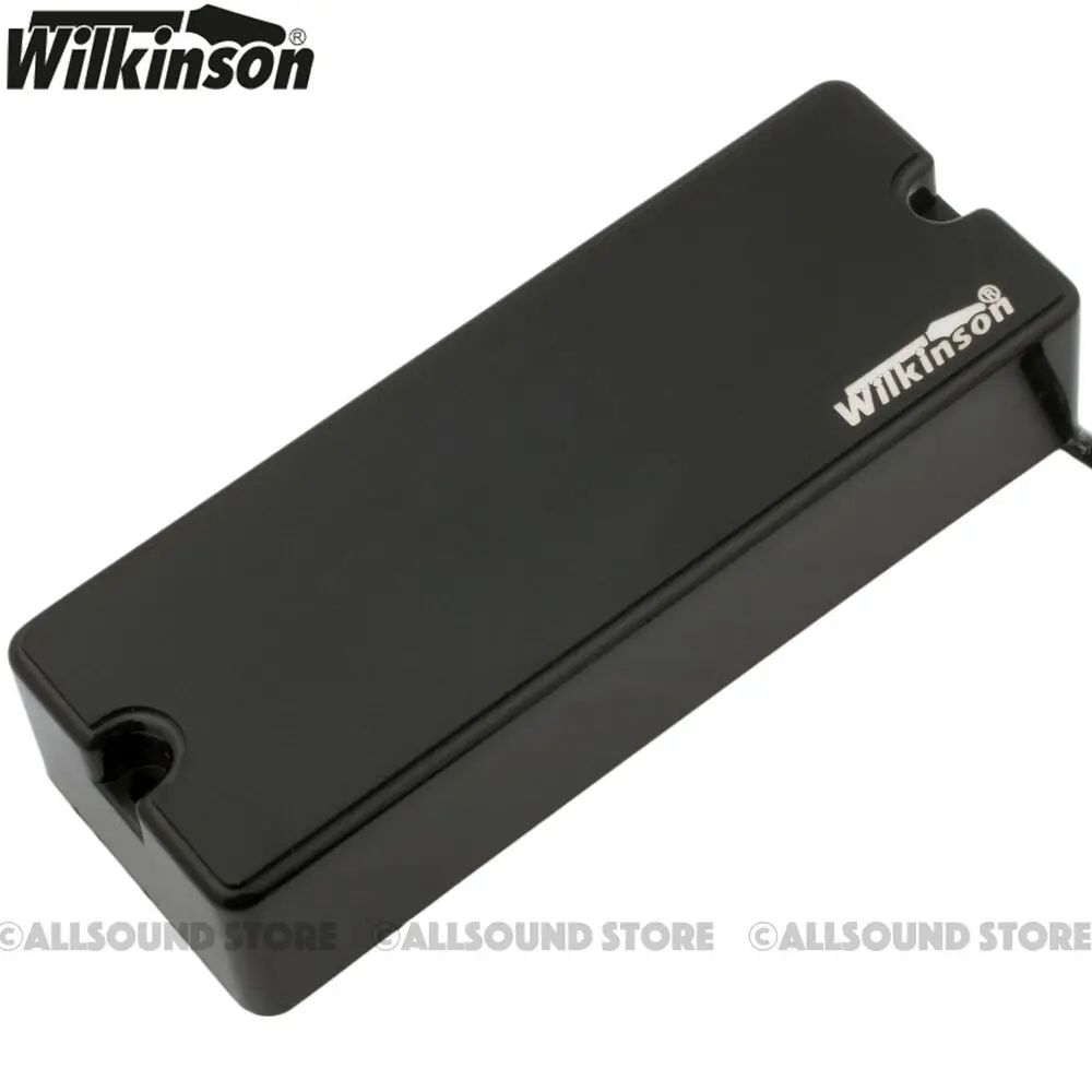 Wilkinson Mwjh4, 5 O 6 Stringhe Soapbar Passivo Bass Humbucker Pickup Nero 1 Pz