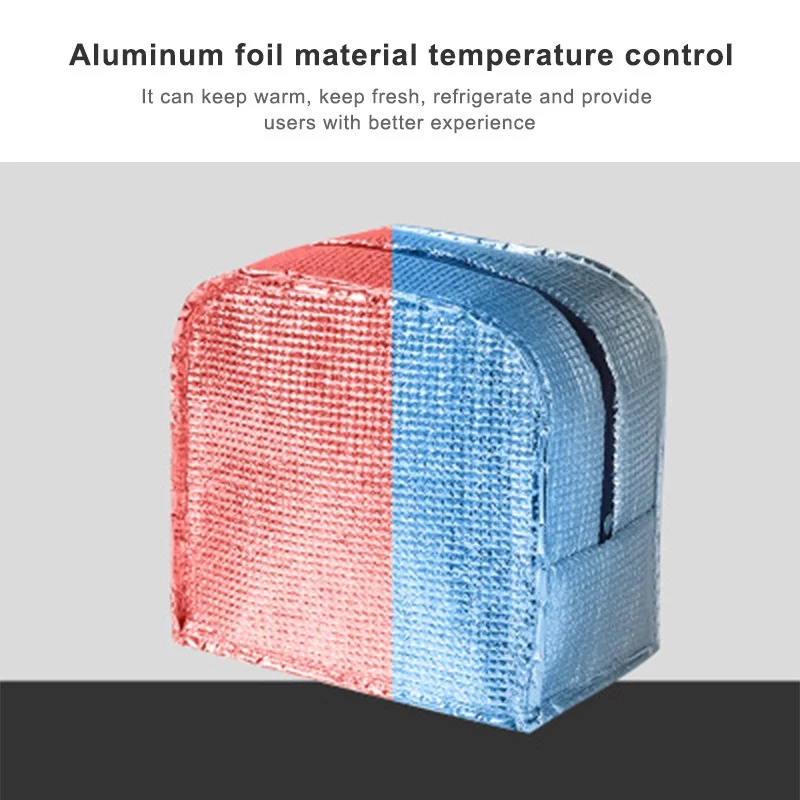Lunch Bag Cooler Bag Portable Food Thermal Box Durable Waterproof Office With Shoulder Strap Organizer Insulated Case