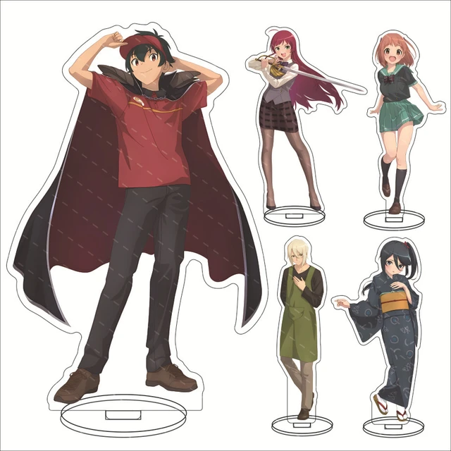 Anime Hataraku Maou-sama! The Devil Is A Part-timer Maou Sadao Yusa Emi  Acrylic Stand Figure Model Plate Cosplay Toy Xmas Gift - Cosplay Costumes -  AliExpress