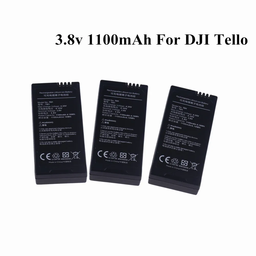1100 MAh 3.8V Vlucht Batterij Voor RC Drone - Lipo Accu Met USB Opladen