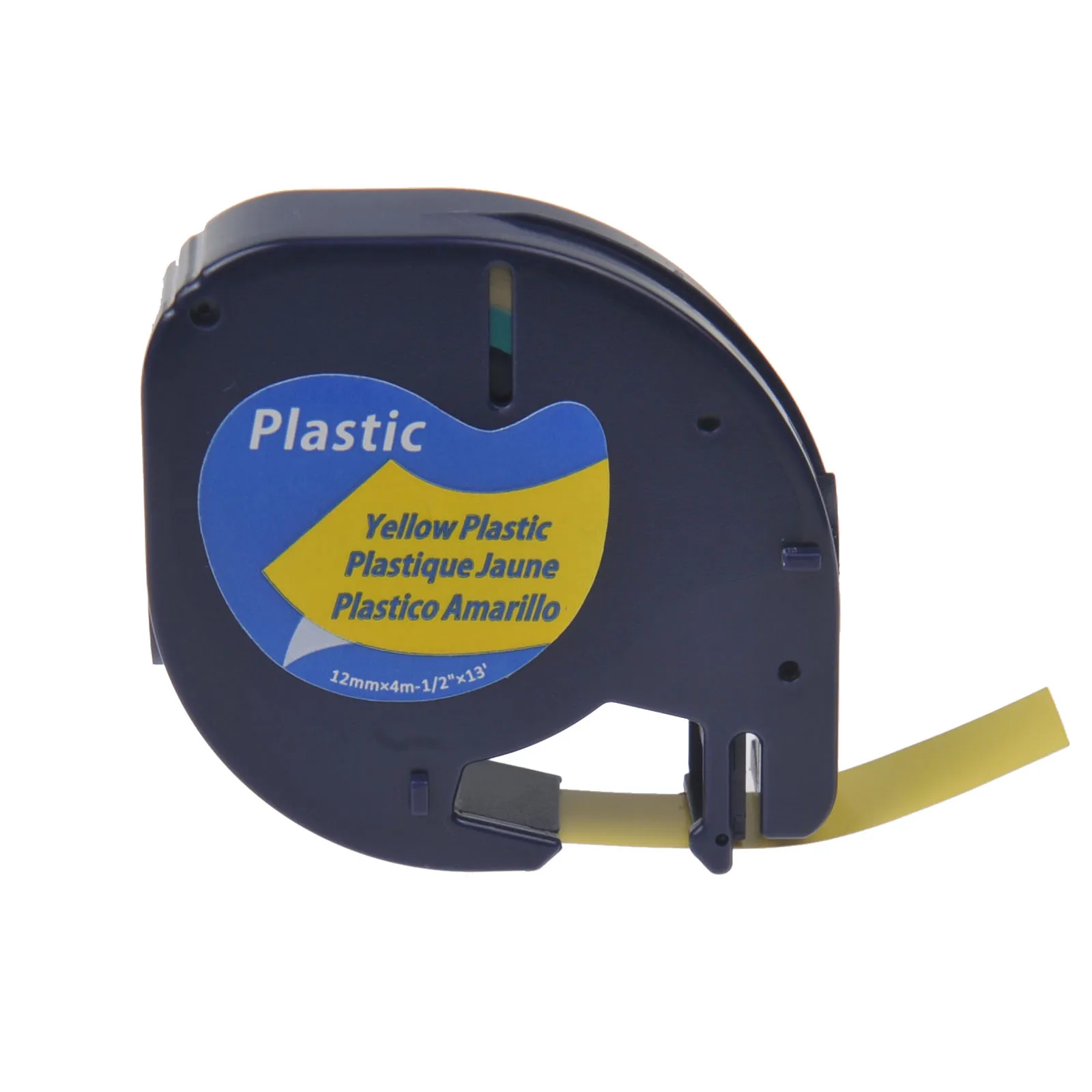 Recharge DYMO LetraTag plastique jaune ALL WHAT OFFICE NEEDS