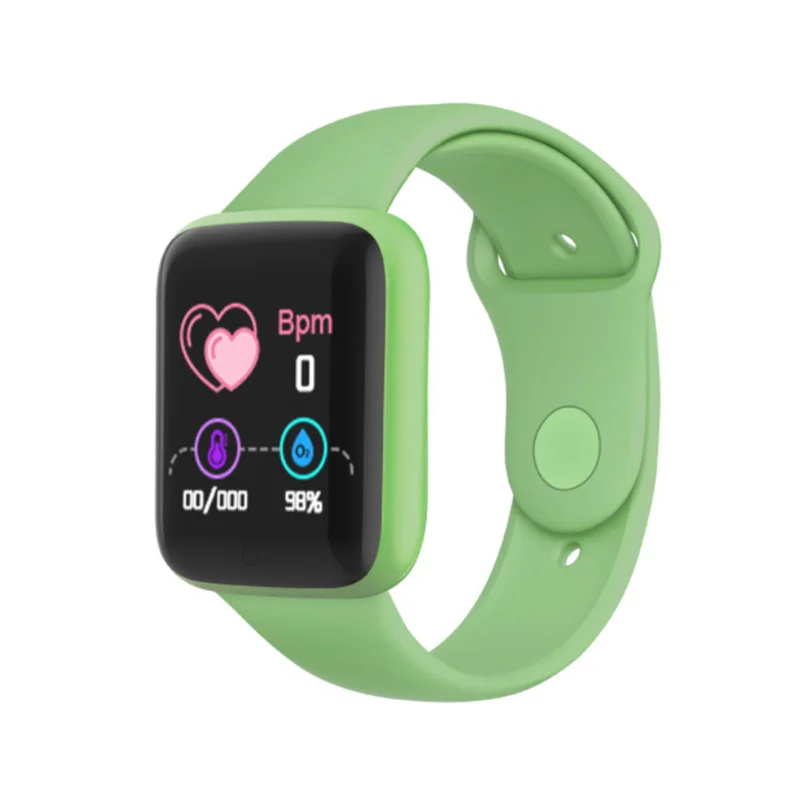 Y68 Pro Smart Watch Bluetooth Fitness Tracker Bracelet Sport Heart Rate Blood Monitor D20 Macaron Kid's Smartwatch For Xiaomi