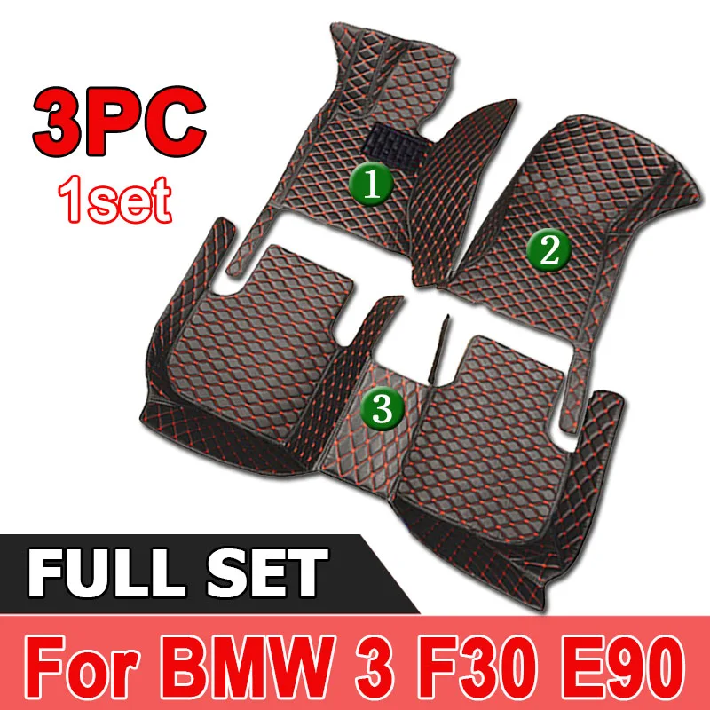 Car Floor Mats For BMW 3 F30 E90 330i 335i 320i Five Doors 2008 2009