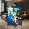 Luxury Throw Blanket for Sofa Luxury Sonic Fluffy Soft Blankets King Size Microfiber Bedding Plaid Cobija Blankets and Throws 1