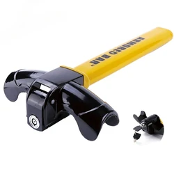 Universal Heavy - Duty Stainless Steel Steering Wheel Lock - Enhanced Anti - Theft Car/Van Security Device (Steering Wheel Lock)