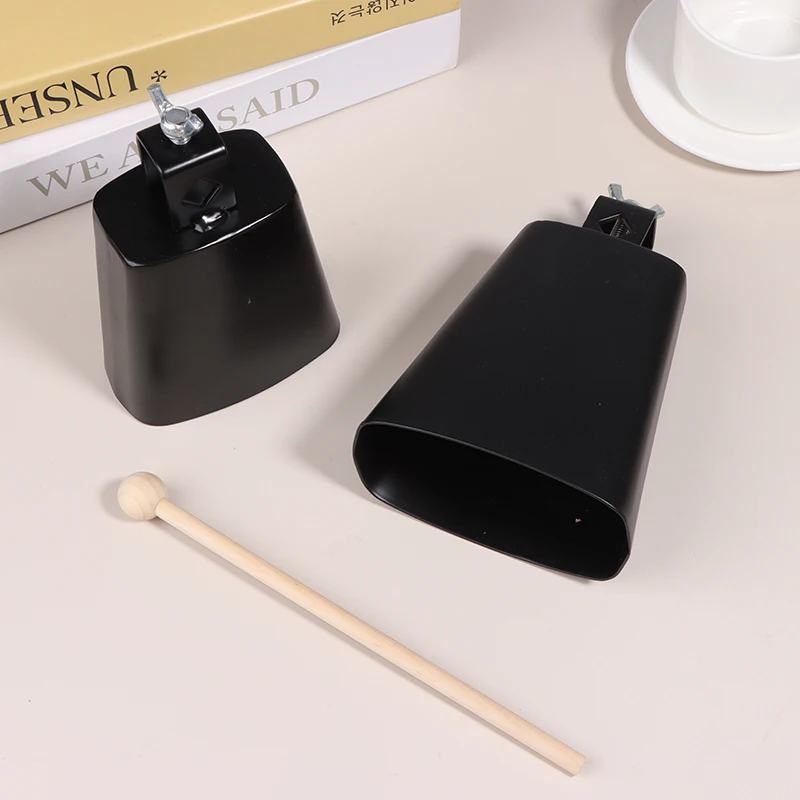 Cowbell High Quality 4/5/6Inch Jazz Drum Cowbell Metal Steel Cattlebell Cow Bell Drums Percussion Instruments Accessories