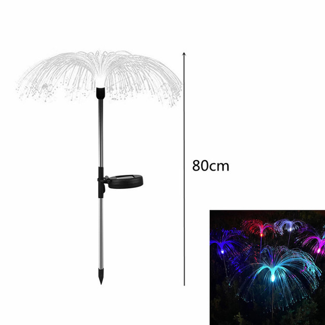 Jellyfish Light 7 Colors Changing Waterproof Decor Beautiful Flower Lights Landscape Walkway Solar Garden Lights Outdoor