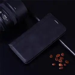 Magnetic Flip Wallet Case with Premium Protection for Huawei Y7 Prime 2019 (Black)
