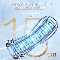 Vagina Cup Weiche Pussy Sex Spielzeug für Männer Transparente Vagina Erwachsene Ausdauer Übung Lieferungen Für Erwachsene Vakuum Tasche Tasse 3