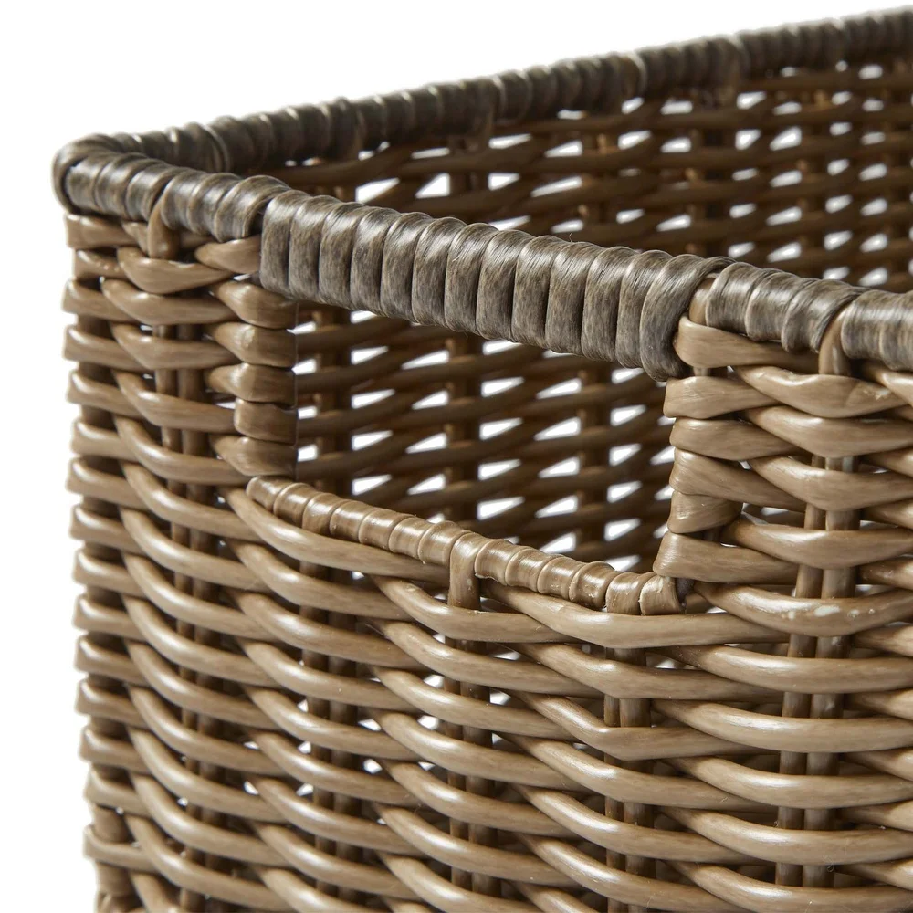 2-Piece Rattan Storage Basket Set 6