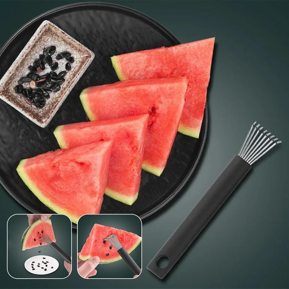 Stainless Steel Seeding Remover For Watermelon Easy Cleaning De-Seeding Tool For Home Kitchen