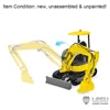 1/14 LESU PC30 Metal Mini RC Hydraulic Excavator 6CH Valve Digger KIT ST8 Radio Control Trucks Car Light Machine Toys for Adult 4