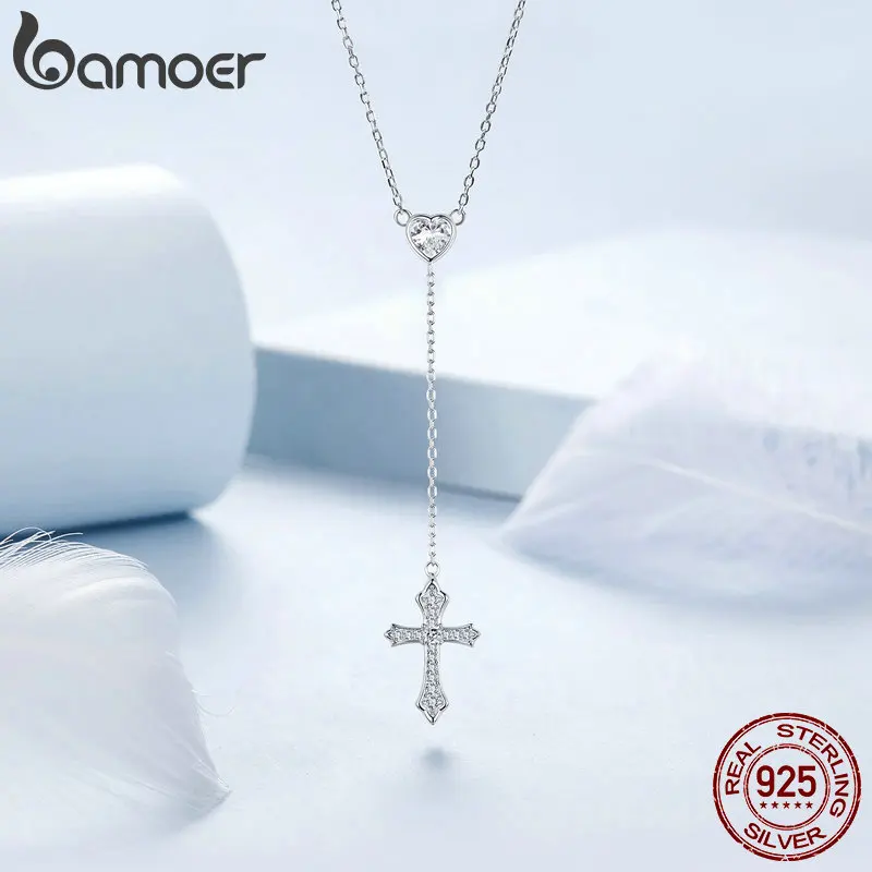 Collana Bamoer Con Ciondolo Cuore In Argento Sterling