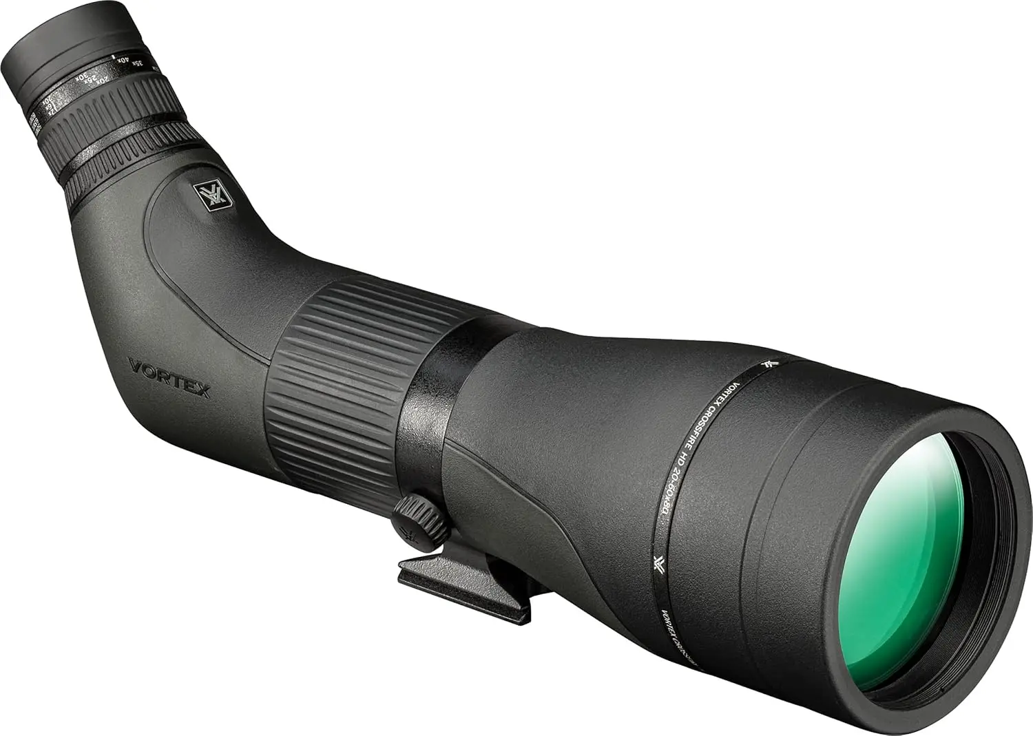 Vortex Optics Crossfire HD Spotting Scopes-HD Optical System, Wide Field of View, Helical Focus, Tripod Adaptable, Rubber Armo