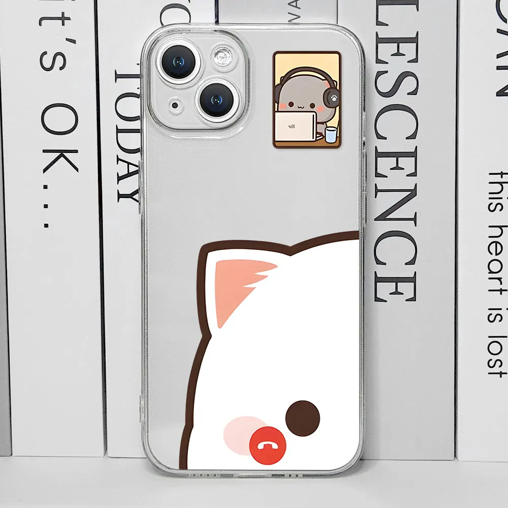 Cute Peach Mochi Cat Couple Phone Case for IPhone 16 15 14 13 12 11 Pro MAX XS X SE2 7 8 Plus Lover Pairs Clear Soft Cover Shell 2 Cute Peach Mochi Cat Couple Phone Case for IPhone 16 15 14 13 12 11 Pro MAX XS X SE2 7 8 Plus Lover Pairs Clear Soft Cover Shell – Bild 2