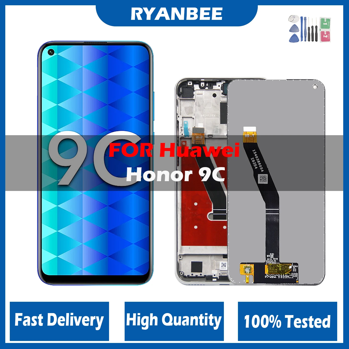 Оригинальный ЖК-дисплей для Honor 9C AKA-L29, ЖК-дисплей + сенсорный экран, 10 точек касания, протестированный дисплей для Huawei Honor 9C 9 C