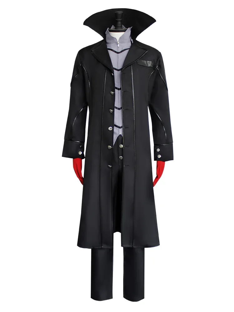 Persona 5: Joker (Amamiya Ren) | Phantom Thief Cosplay Costume with Wig 28 Persona 5 Joker Phantom Thief Cosplay Costume with Wig for Adults (Unofficial)