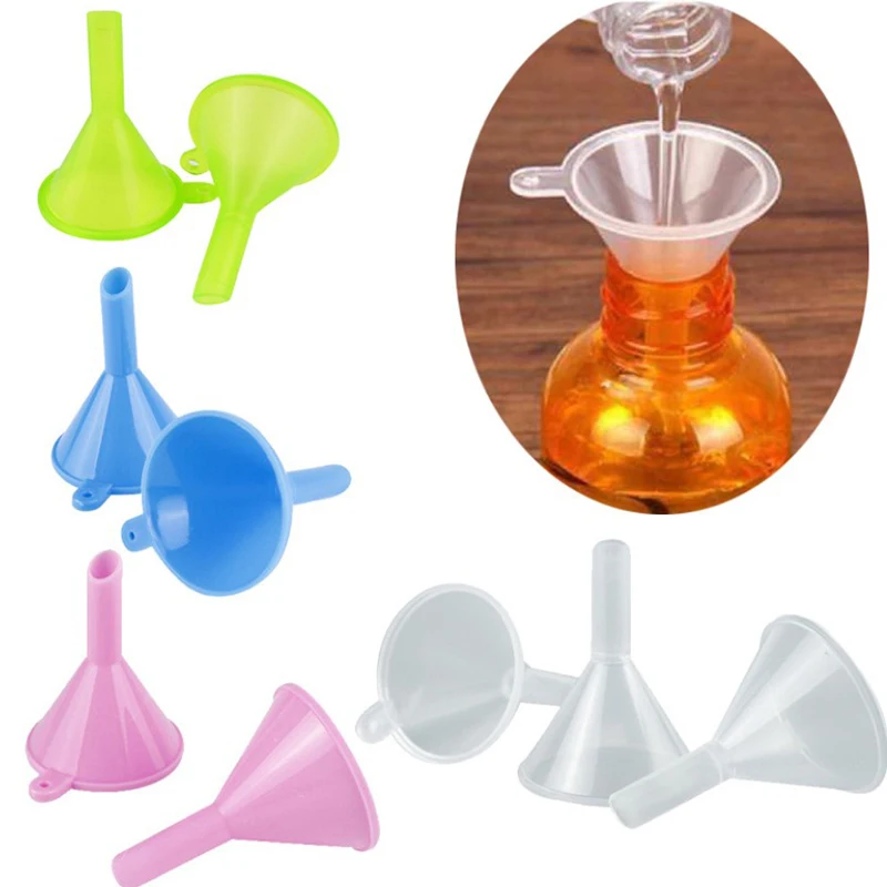 

10 шт., пластиковые мини-Бутылочки для духов