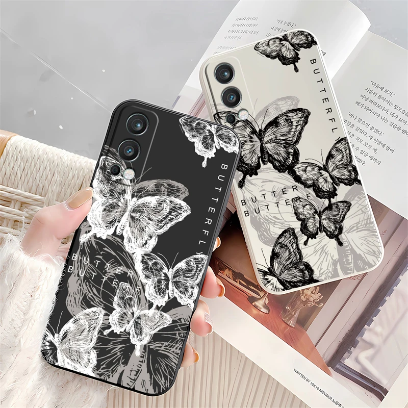 Butterfly Pattern Soft Silicone Shockproof Phone Case