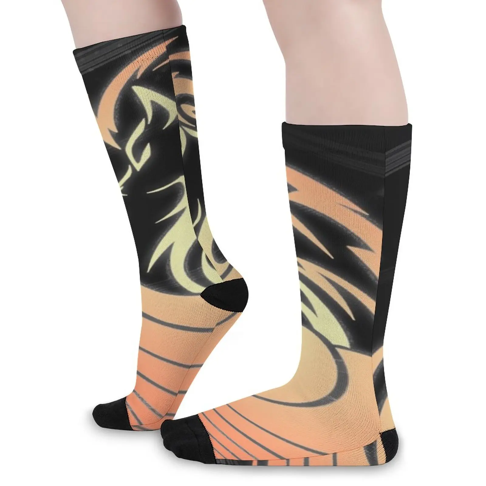 Ninetales Tribal Design Classic Socks Socks Women shoes