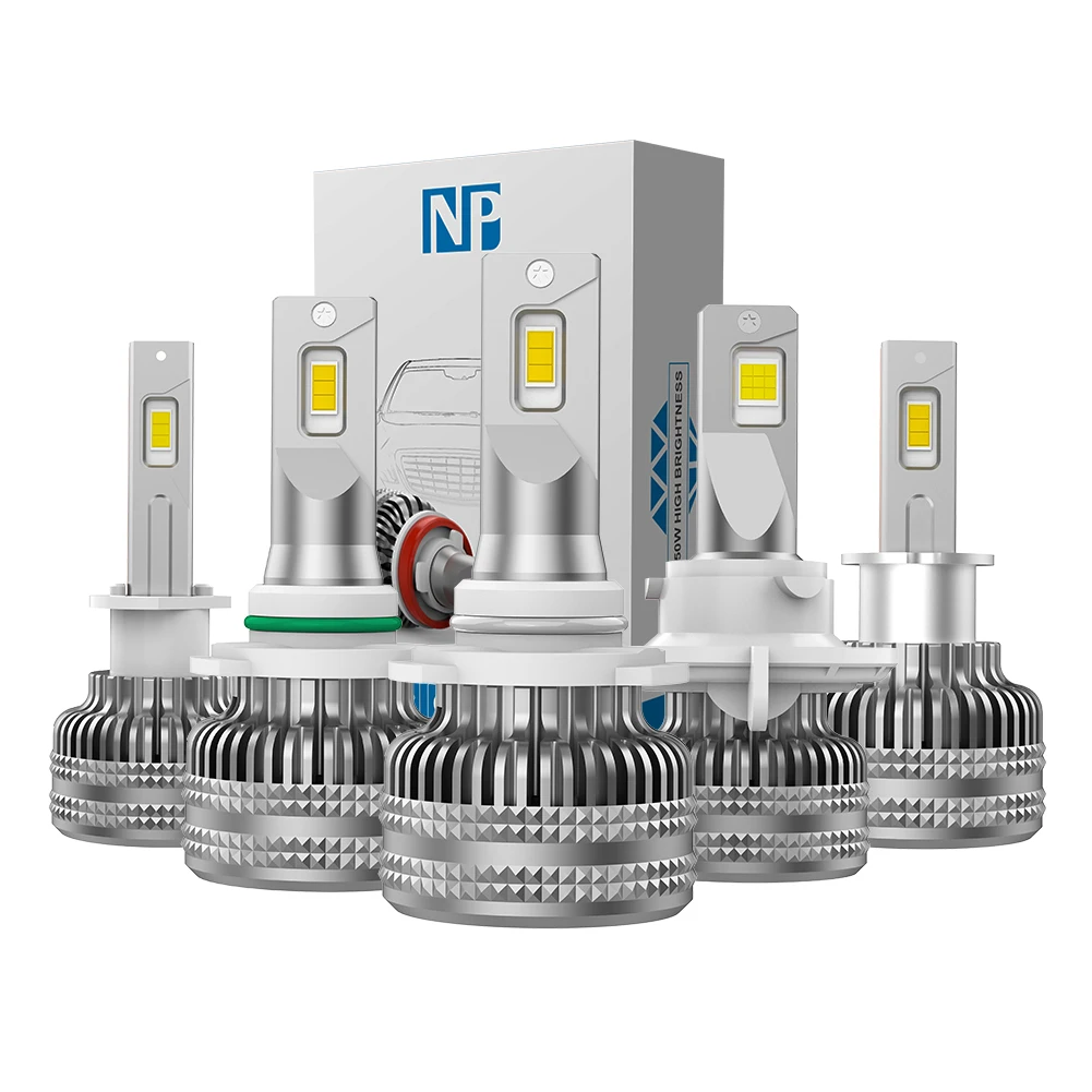 

NAOEVO H7 LED H4 Car 100W High Power 12000LM LED H11 6000K HB4 HB3 Canbus Error Free 9006 9005 Headlight Bulb for Car Fog Lights
