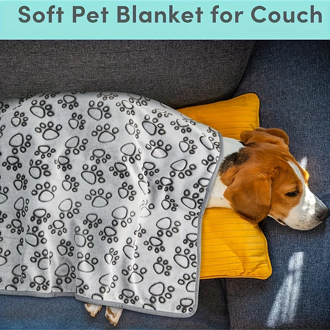 Soft Fluffy High Quality Pet Blanket Cute Cartoon Pattern for Cat Dogs