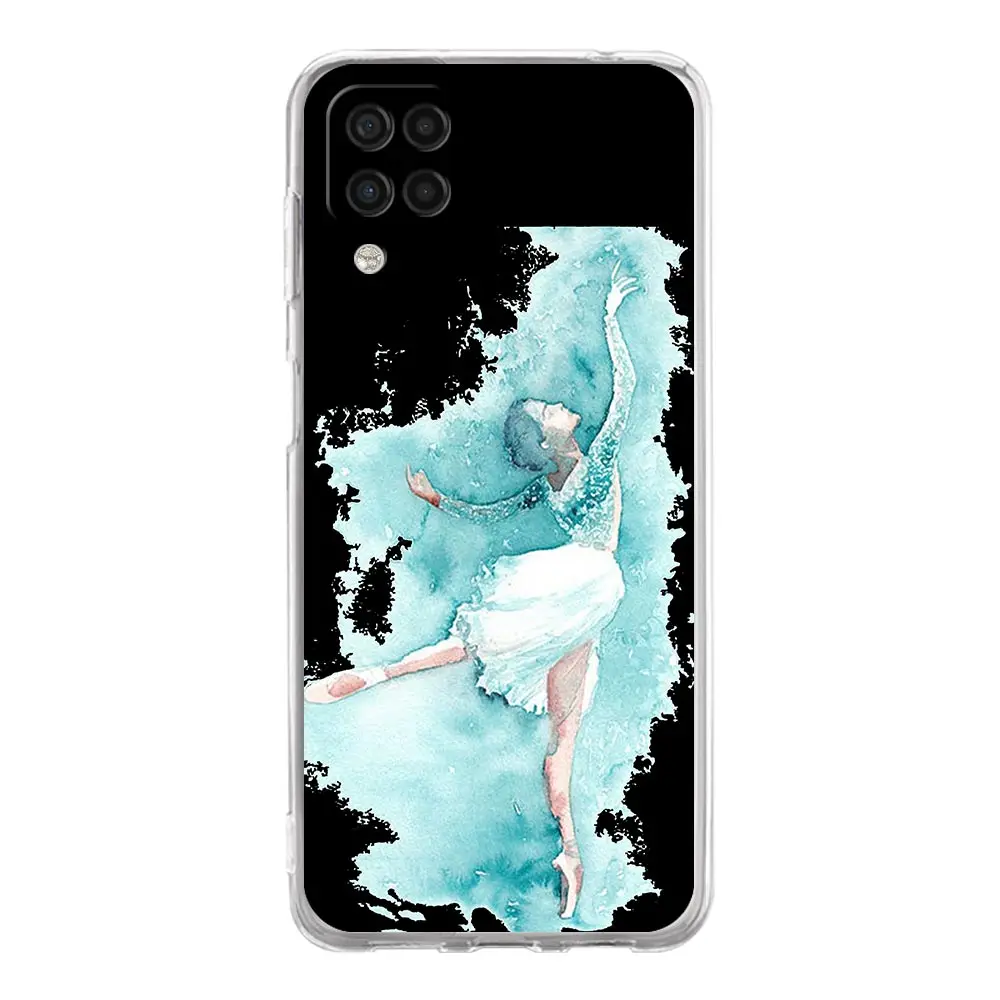 Elegant Swan Dance Ballet Clear Phone Case Cover
