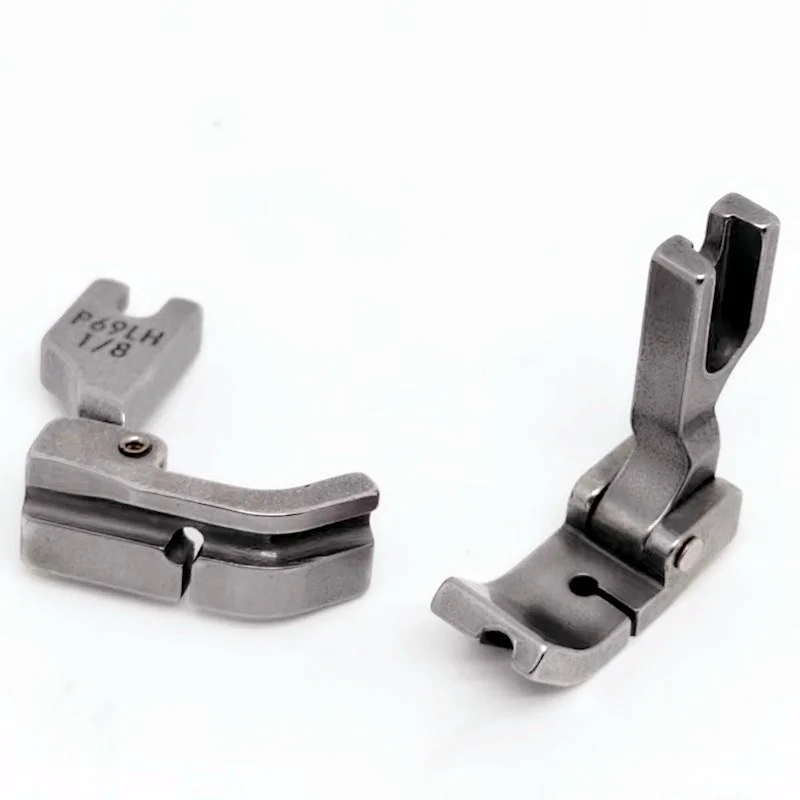 Description Picture 6 of itemP69LH P69RH Industrial Sewing Machine Accessories Flat Lathe Foot Grooved Thread Single Needle Presser Foot