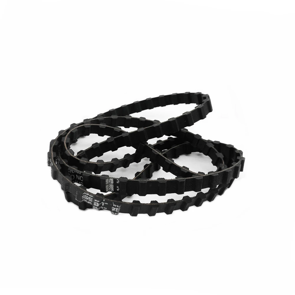 Double Sided Trapezoidal Tooth DH Type Perimeter=240DH~600DH Black Rubber Ring Synchronous Belt Width 10/25/30/38mm Pitch 12.7mm