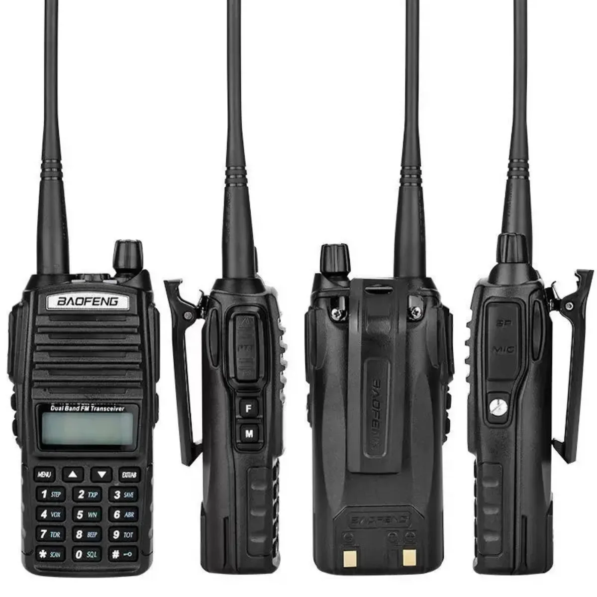 BAOFENG UV-82 듀얼 밴드 무전기 고출력 소음 감소 장거리 휴대용 양방향 라디오