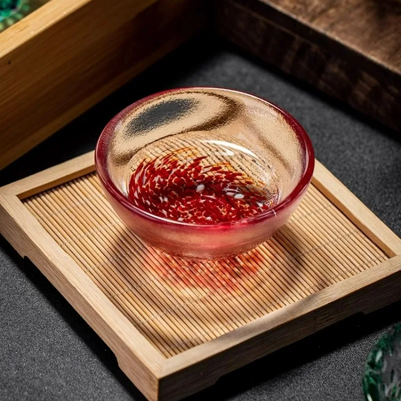 Tea Cup Wine Cup Wine Glass Spirits Cup Drinking Glasses Japanese Style Sake Cup Colorful Small Cocktail Glasses Cups