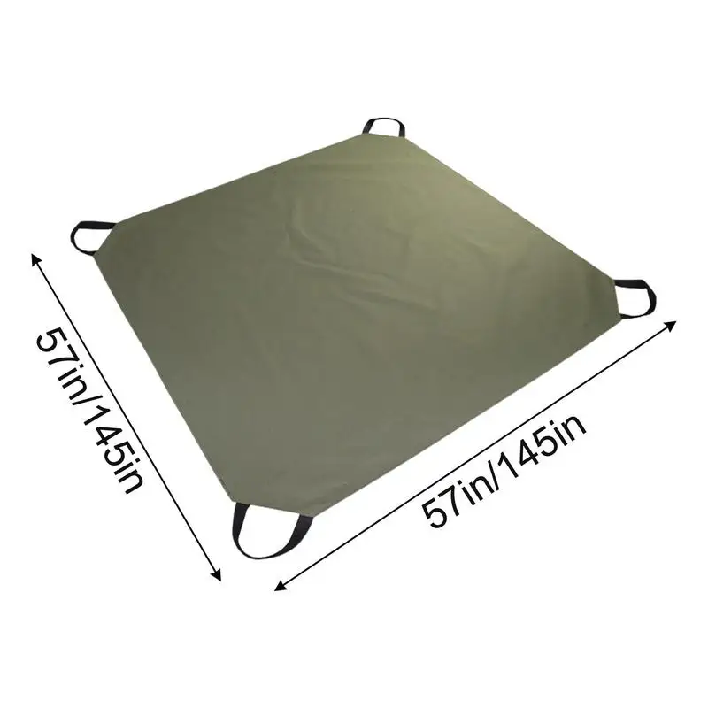 Leaf Collector Folding Leaf Bags Four Point Leaf Collector Oxford Cloth Waterproof Reusable For Yard Lawn Care Easy Storage Leaf