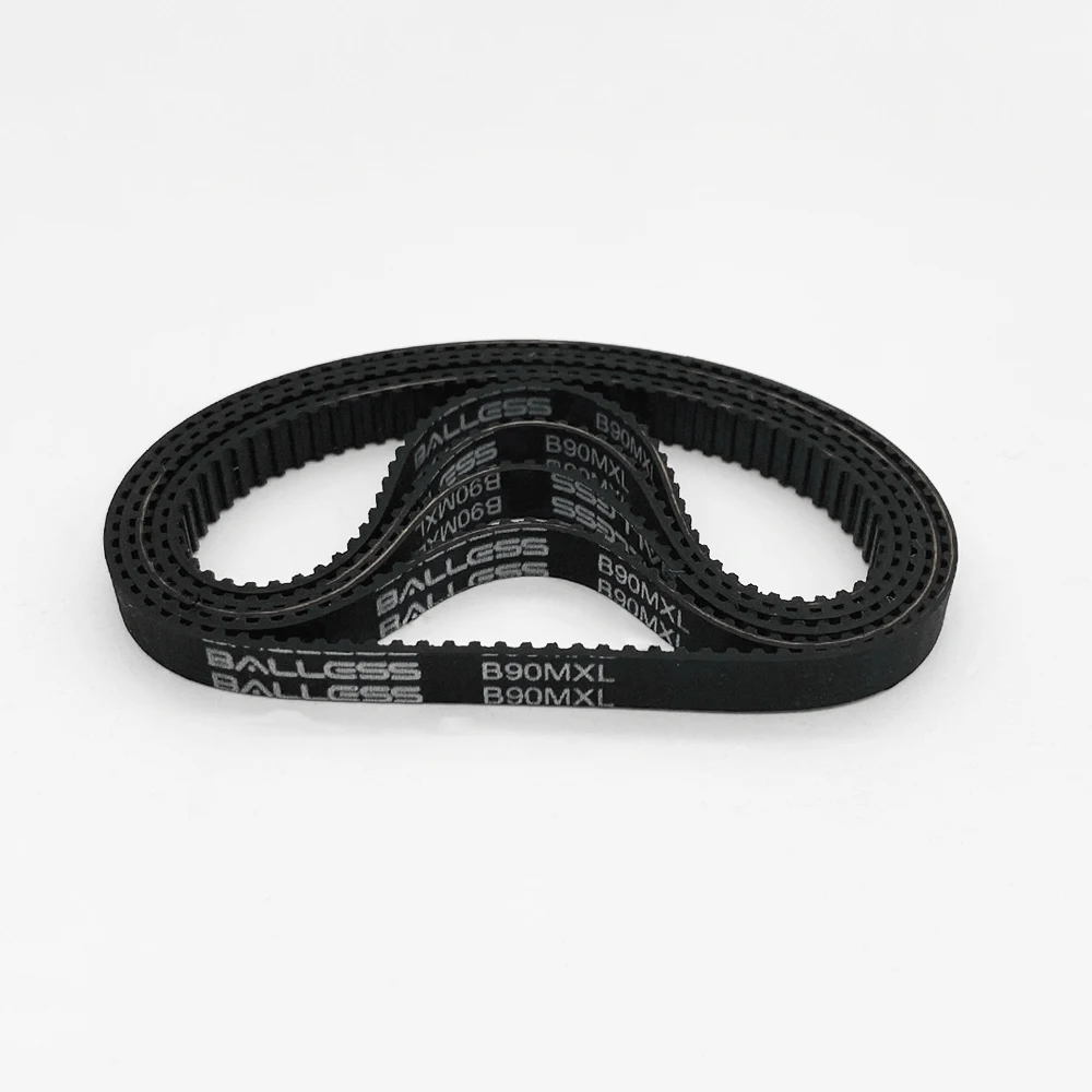 1Pcs MXL Timing Closed-loop Rubber Trapezoidal Tooth Synchronous Belt B163MXL~B228MXL Width 3mm 4mm 6mm 10mm 12mm 15mm