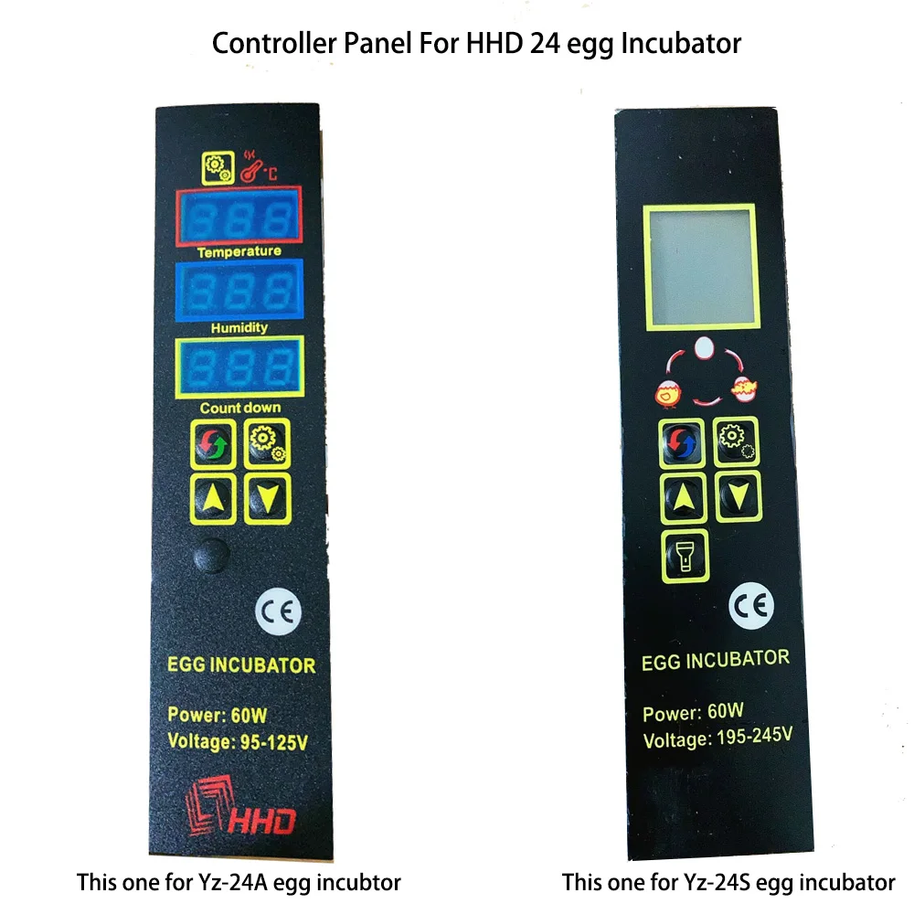 HHD 24 egg incubator Spare Parts Digital Automatic Temperature Computer Chicken Egg Incubator Controller Panel 110V 220V