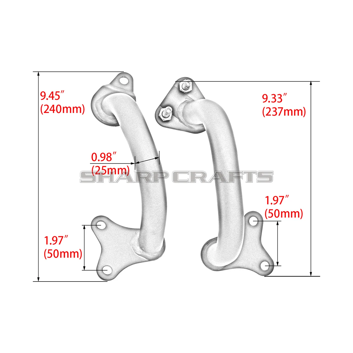 Motorcycle Accessories L/R Highway Crash Bars Engine Guard Front Bumper For Honda CB750 RC42 CB 750 NIGHTHAWK 1992-2011