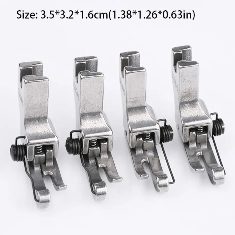Sewing Accessories Left Right Compensating Presser Foot Shirt Press Collar Pressing Edge Topstitching Hemmer Presser Foots