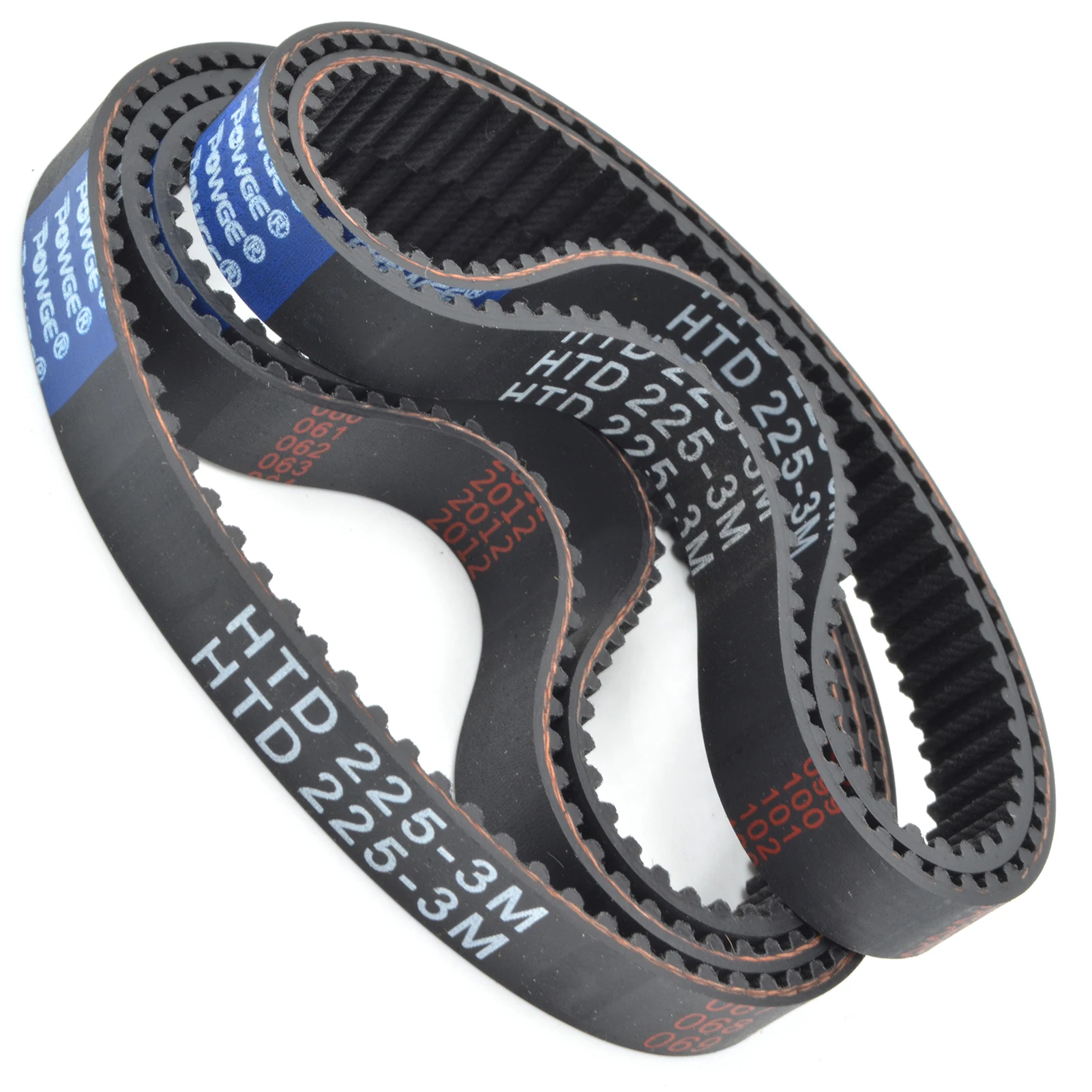 Cinghia Di Distribuzione HTD3M - Multiple Lunghezze Da 186 A 240 Mm - Foto 6
