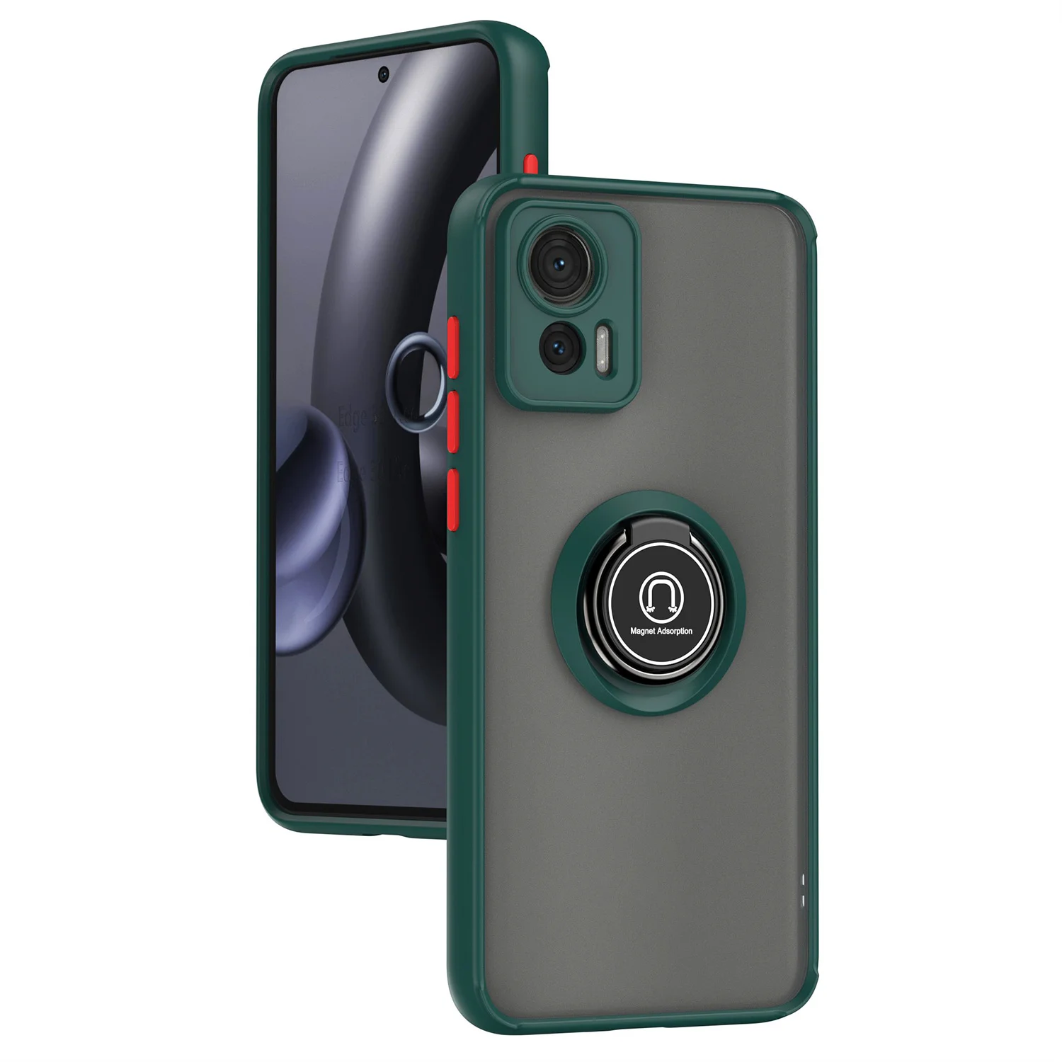 Motorola Edge Series Shockproof Case with Fall Prevention and Ring Stand Holder