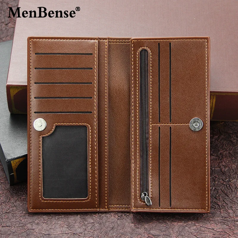 Men's Wallet Long Multiple Card Slots Slim Thin Coins Bag mens wallet