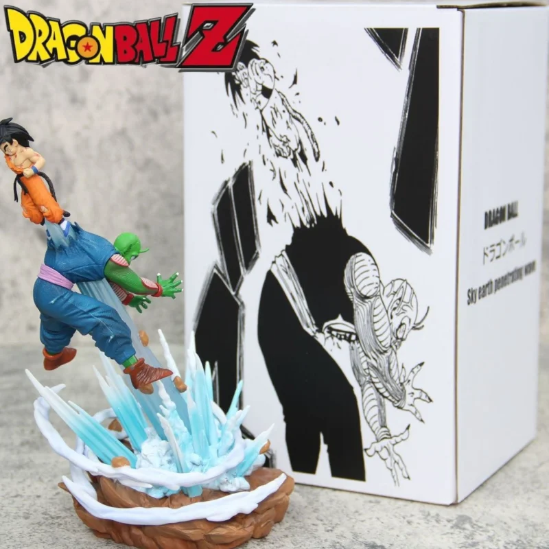 

25cm Dragon Ball Anime Figures DBZ Piccolo vs Son Goku Gk PVC Figurine Statue Collectible Model Decoration Ornaments Gift Toys