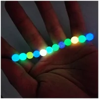 Strong Luminous Beads Glow in The Dark Fishing Loose Spacer Jewellery Marking DIY Crafts Toys Necklace Bracelet 4