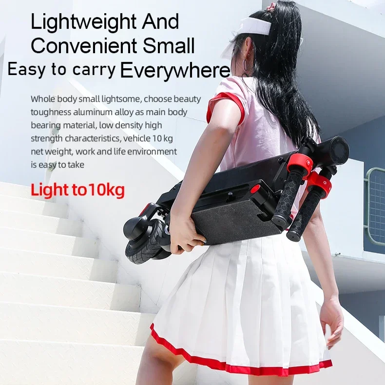 Light Weight Folding Electric Scooter Adults Teens Foldable Electric Scooter Bike Backpack Brushless