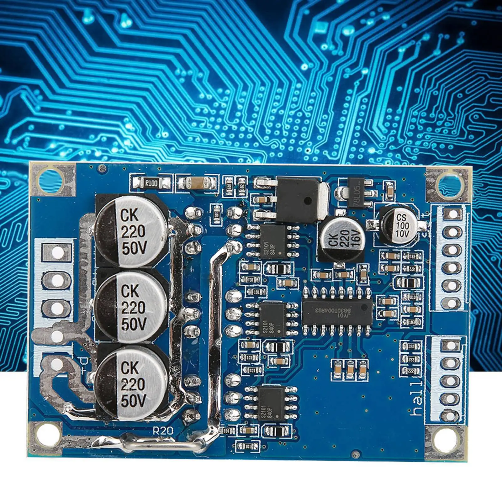 DC 12V‑36V 15A 500W Hall Brushless Motor Board Motor Controller Driver Board Brushless Motor Controller Hall BLDC Driver Board