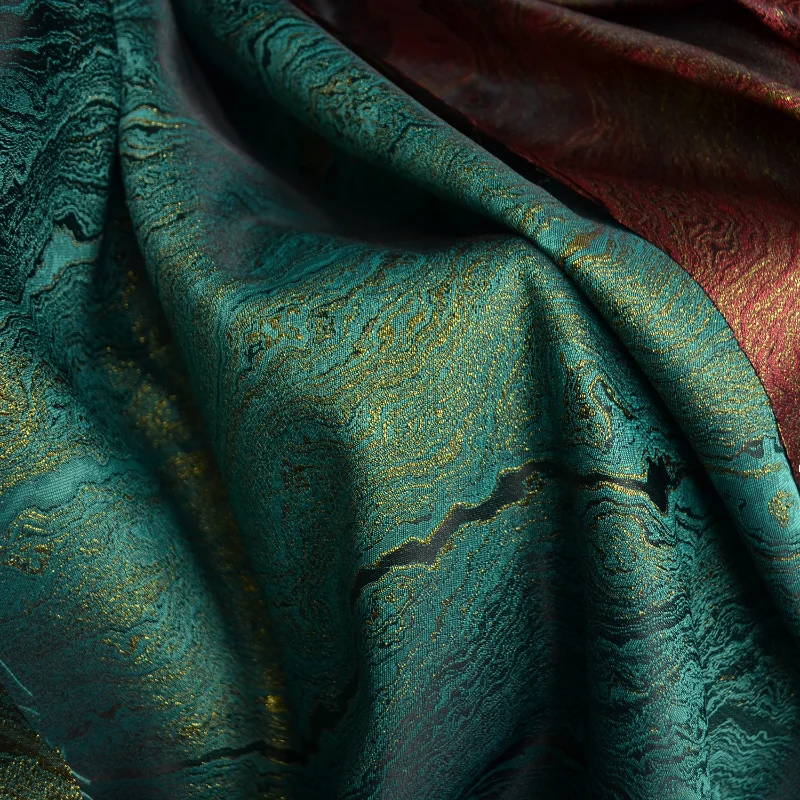 Jacquard Fabric Thin Light Type for Clothing Dress Fashion Designer Handmade Diy Sewing Material Cloth By The Meter
