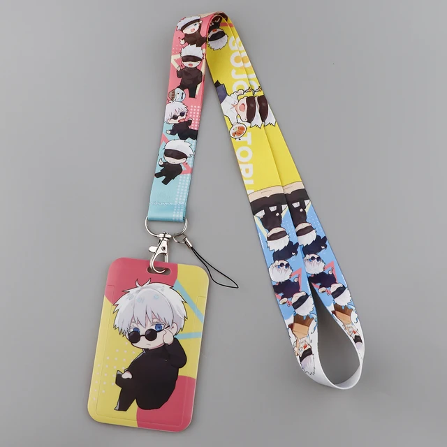 Anime Keychain Lanyard Phone Charm Cell Phone Neck Strap Lanyards for Key ID  Badge Keycord Holder