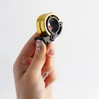 Sonnette de vélo VTT, klaxon de vélo en alliage, sonnette de sécurité universelle pour vélo, accessoires de vélo 4