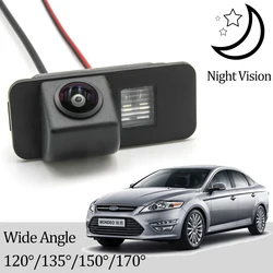 CCD HD AHD Fisheye Rear View Camera For Ford Mondeo MK4 MK5 2007 2008 2009 2010 2011 2012 2013 2014 2015 2016 2017 Car Monitor