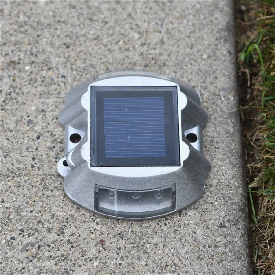 

LED Solar Deck Lights Driveway Dock Wireless Waterproof Outdoor Warning Step For Sidewalk Garden Pathway park