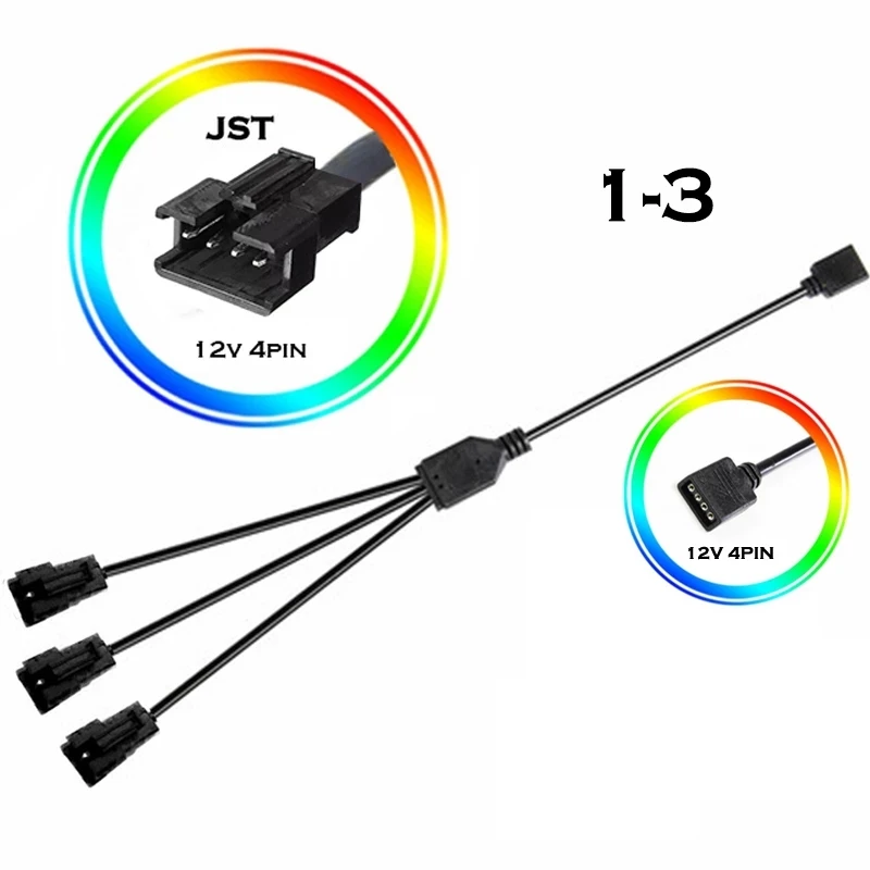 12V 4PIN Male1-3