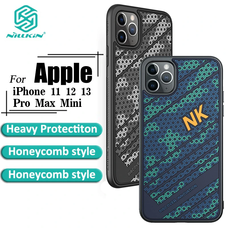 13 case NILLKIN Striker Case For iPhone 11 12 13 Pro Max Mini 3D Texture TPU Silicone Softness Back Cover For iPhone 11Pro 12Mini 13Pro best case for iphone 13 